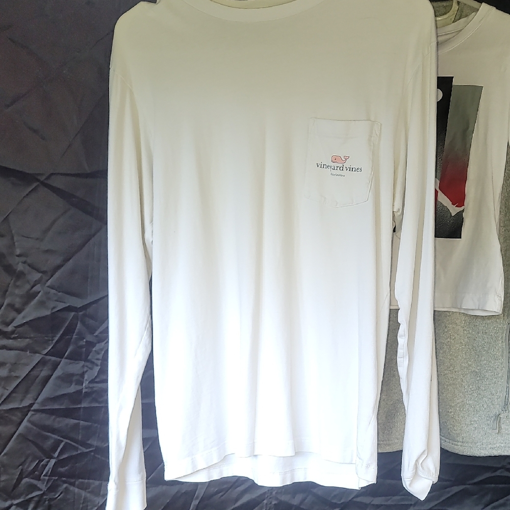 Vineyard Vines Classic White Long Sleeve Tee